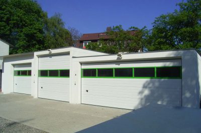 unterschiedliche Garagengrößen kombiniert