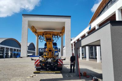 Auslieferung Carport