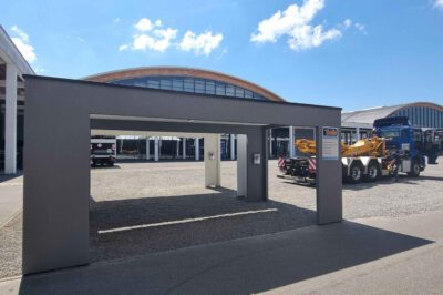 Auslieferung Carport