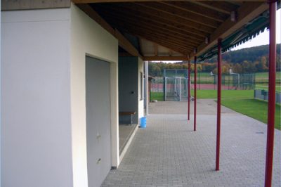 Sportplatzgebäude
