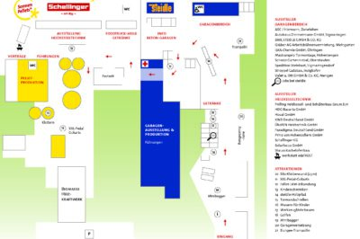 Lageplan Tag der offenen Tür